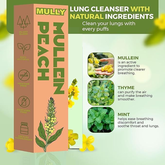 šHot Saleā”Mullein Herbal Diffuser Pen, Thyme and Menthol, Smoking Alternative, Replace Bad Habit's, Menthol Breathe