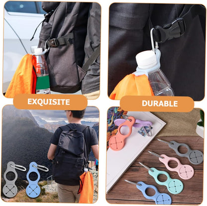 🏆Hot Sale⚡🌟 Silicone Sport Kettle Buckle Outdoor Carabiner Water Bottle Holder