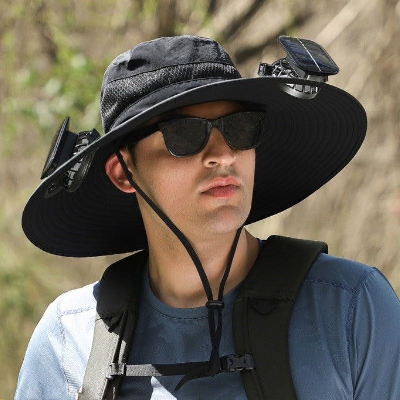 ❤2025 New Ultralight Solar Fan Sun Hat – Lighter Than a Baseball!⚾
