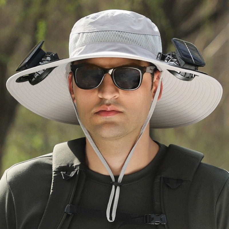 ❤2025 New Ultralight Solar Fan Sun Hat – Lighter Than a Baseball!⚾
