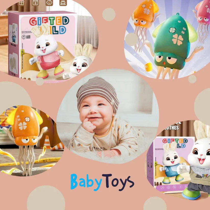 🐙Creative octopus children's toy, baby bath water– It Walks, Dances & Escapes! 💃✨