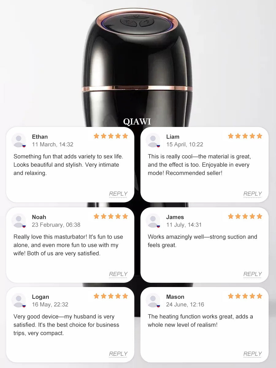 【Auto-Stroking Pleasure Cup】-Smart Suction & Stroke Device – Fully Automated for Effortless Enjoyment