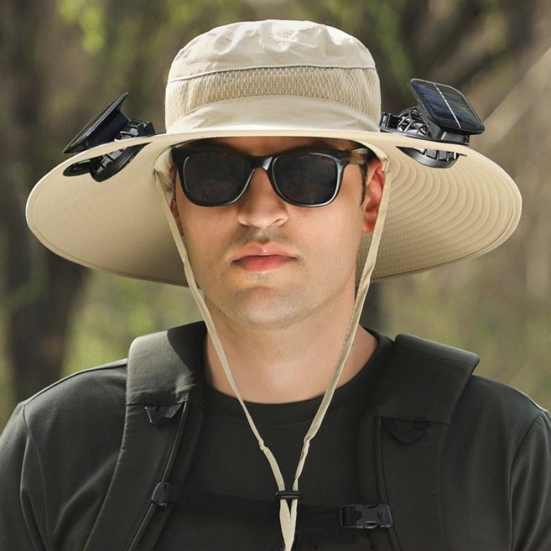 ❤2025 New Ultralight Solar Fan Sun Hat – Lighter Than a Baseball!⚾
