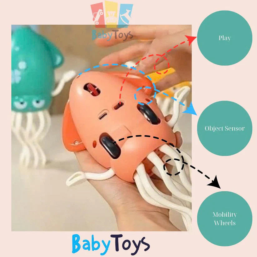 🐙Creative octopus children's toy, baby bath water– It Walks, Dances & Escapes! 💃✨