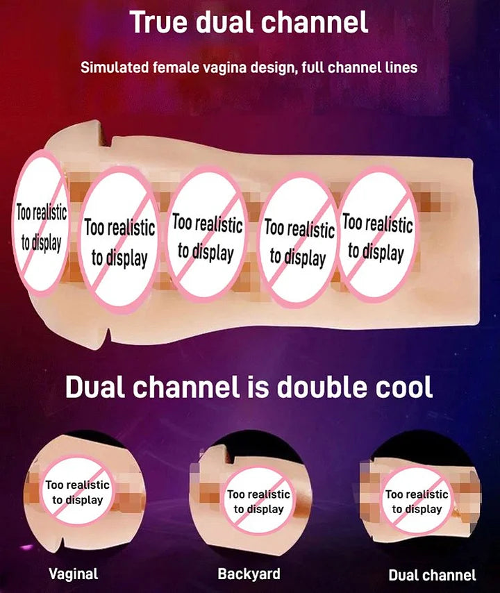 [Free Shipping Confidential Delivery]🔥 Overachiever Pro - Suction, Vibrating & Stroking Masturbator – 18+ Only