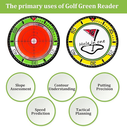 🔥(Golf trainer)Golf Ball Marker Round Cap Clip Mark with Level Function🔥(Buy 1 Get 1 Free)