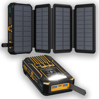 Outdoor Foldable Solar Large Capacity Charger Mobile Power Bank(Free Shipping)