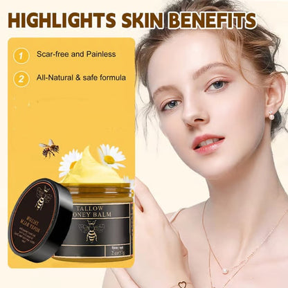 ⏳Organic Grass-Fed Beef Tallow Balm with Raw Honey