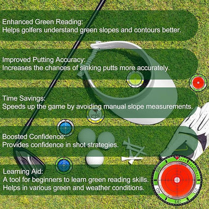 🔥(Golf trainer)Golf Ball Marker Round Cap Clip Mark with Level Function🔥(Buy 1 Get 1 Free)