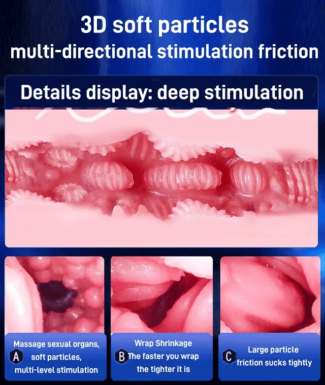 【Discreet Delivery】-Sucking,Vibrating and Stroking Masturbator