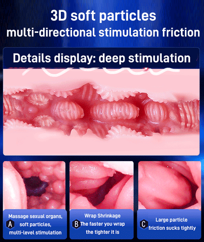 [Free Shipping Confidential Delivery]🔥 Overachiever Pro - Suction, Vibrating & Stroking Masturbator – 18+ Only