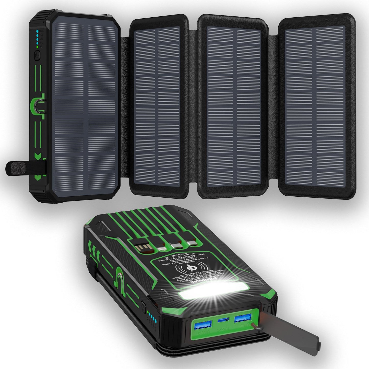 Outdoor Foldable Solar Large Capacity Charger Mobile Power Bank(Free Shipping)