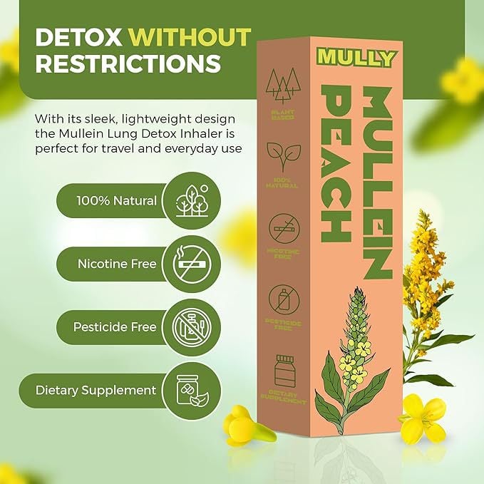 🏆Hot Sale⚡Mullein Herbal Diffuser Pen, Thyme and Menthol, Smoking Alternative, Replace Bad Habit's, Menthol Breathe