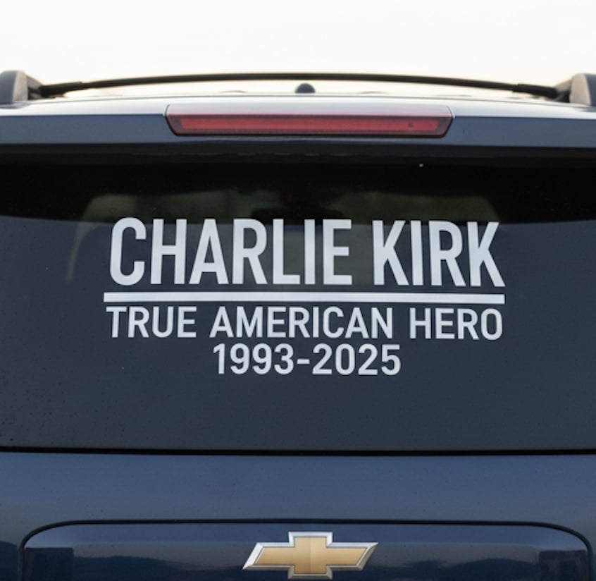Charlie Patriot Decal – Premium Car Window Sticker for True Americans