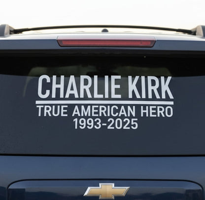 Charlie Patriot Decal – Premium Car Window Sticker for True Americans