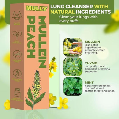 🏆Hot Sale⚡Mullein Herbal Diffuser Pen, Thyme and Menthol, Smoking Alternative, Replace Bad Habit's, Menthol Breathe