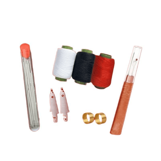 34 PCS Big Eye Steel Needles Set