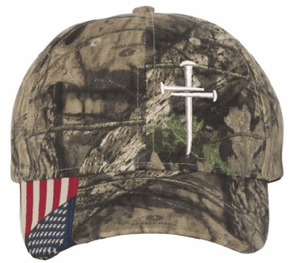 🔥✝️Adjustable Jesus 3 Nail Cross Hat🎁With Free 4" Decal