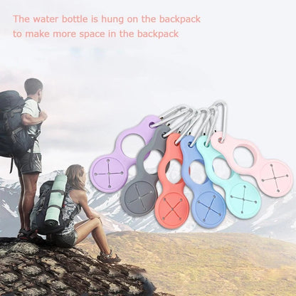 🏆Hot Sale⚡🌟 Silicone Sport Kettle Buckle Outdoor Carabiner Water Bottle Holder