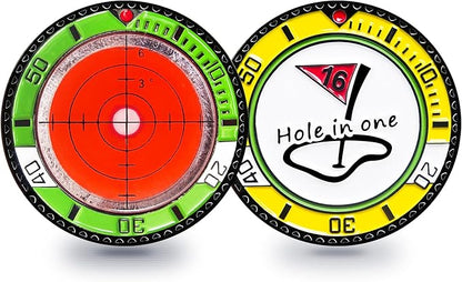 🔥(Golf trainer)Golf Ball Marker Round Cap Clip Mark with Level Function🔥(Buy 1 Get 1 Free)